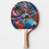 Moderne Malerei Tischtennis Schläger (Rückseite)