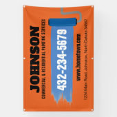Moderne Malerunternehmens-Schilder Banner (Vertikal)
