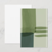 Moderne Malkunst RSVP Karte (Vorne/Hinten)