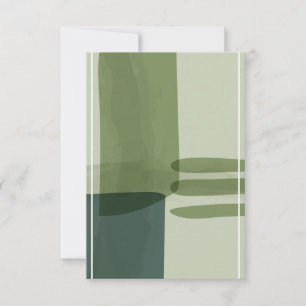 Moderne Malkunst RSVP Karte