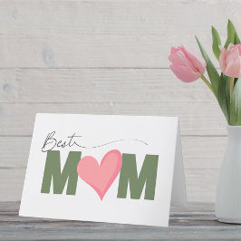 Moderne Mama Custom Foto Happy Mother Day Feiertagskarte