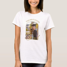 Moderne Mama des Grad Custom Foto Boho Arch T-Shirt
