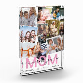 Moderne Mama-Erinnerung "Wir Liebe Sie" Fotoblock (Links)