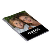 Moderne Mama-Foto Notizblock (Rechte Seite)