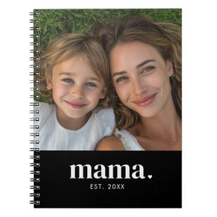 Moderne Mama-Foto Notizblock