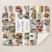 Moderne Mama-Foto-Skripte Sherpadecke (Vorderseite (Horizontal))
