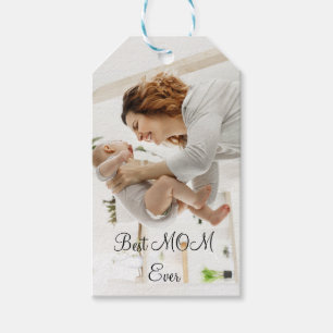 Moderne Mama Foto & Super Mama Geschenk für Mama Geschenkanhänger