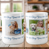 Moderne Mama für Hunde Personalisiert 3 Foto Kaffeetasse