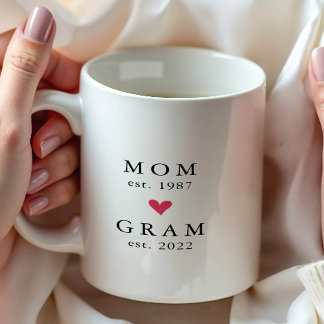 Moderne Mama | Gram Year Est. Tasse