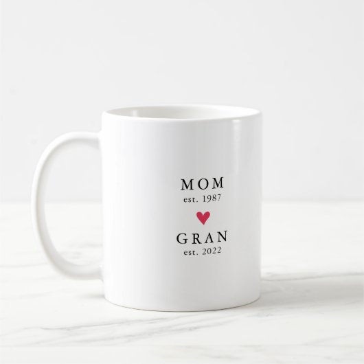 Moderne Mama | Gran Year Est. Tasse (Links)