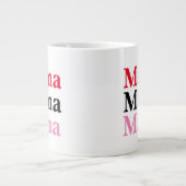 Moderne Mama Jumbo-Tasse (Vorderseite)
