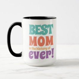 Moderne Mama Kinder Name Muttertagsgeschenk Tasse