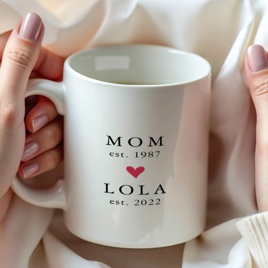 Moderne Mama | Lola Year Est. Tasse