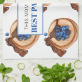 Moderne Mama macht das Beste aus Pancakes Geschirrtuch (Gefaltet)