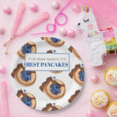 Moderne Mama macht das Beste aus Pancakes Pappteller (Party)