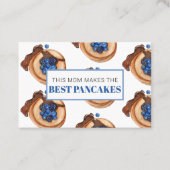 Moderne Mama macht das Beste aus Pancakes Visitenkarte (Vorderseite)