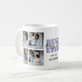 Moderne Mama mit dem besten je-Bonus | FotoCollage Kaffeetasse (Vorderseite Links)