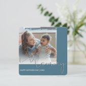 Moderne Mama Mütter Tageskarte Feiertagskarte (Stehend Vorderseite)