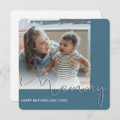 Moderne Mama Mütter Tageskarte Feiertagskarte (Vorne/Hinten)