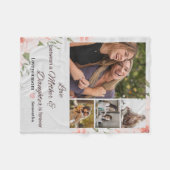 Moderne Mama Mutter Tochter Zitate 4 FotoCollage Fleecedecke (Vorderseite (Horizontal))