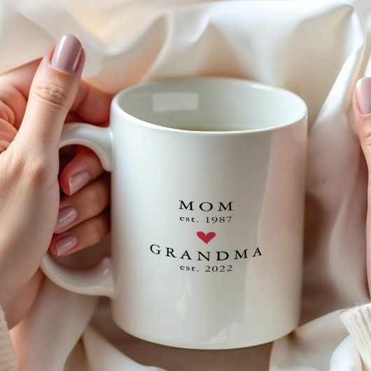 Moderne Mama | Oma Year Est. Tasse