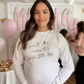 Moderne Mama-to-be, Wild One Themed, Baby Boy Show T-Shirt