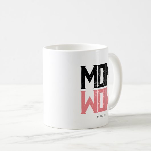 Moderne Mama WOW Life Kaffeetasse (VorderseiteRechts)