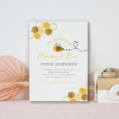 Moderne Mami to Bee Baby Dusche Einladung