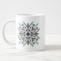 Moderne Mandala Blumengärten Bohemische Kunst