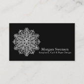 Moderne Mandala Grafische Scrapbooking Business Ca Visitenkarte (Vorderseite)