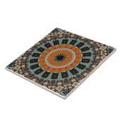 Moderne Mandala Keramik Tile Fliese (Seite)