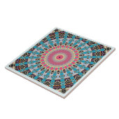 Moderne Mandala Keramik Tile Fliese (Seite)