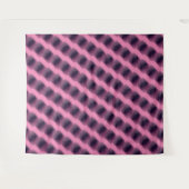 MODERNE Mandala KLEINE LINIEN - SCHWARZE PINKEN Ta Wandteppich (Vorderseite (Horizontal))
