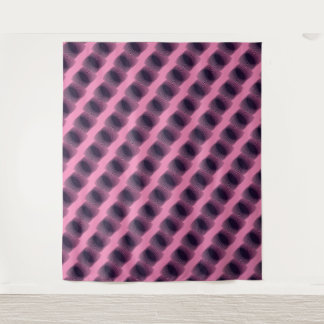 MODERNE Mandala KLEINE LINIEN - SCHWARZE PINKEN Ta Wandteppich