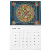 Moderne Mandala-Kunst entwirft Kalender 2014 (Jan 2026)