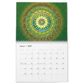 Moderne Mandala-Kunst entwirft Kalender 2014 (Mär 2027)