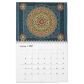 Moderne Mandala-Kunst entwirft Kalender 2014 (Jan 2027)