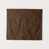 MODERNE Mandala LINES - ROT-BROWN Tapestry Wandteppich (Vorderseite (Horizontal))