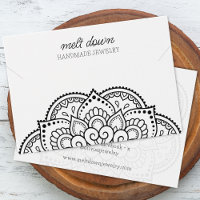 Moderne Mandala Necklace Bracelet Display Card