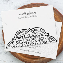 Moderne Mandala Necklace Bracelet Display Card