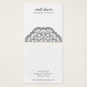 Moderne Mandala Stud Earring Juwelier Display Card (Vorne & Hinten)