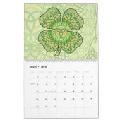 Moderne Mandalase 12 Monate Kalender (Mär 2026)