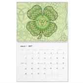 Moderne Mandalase 12 Monate Kalender (Mär 2027)