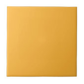Moderne Mangogelbe Einfarbige Farbe Fliese (Vorderseite)