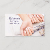 Moderne Maniküre Nägel Nagelsalon Maniküre Visitenkarte (Vorderseite)