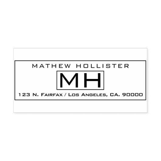Moderne Männer Beruflich Permastempel (Design)