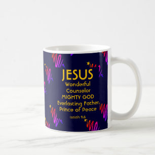 Moderne Marine JESUS PRINCE FRIEDENSWeihnachten Kaffeetasse