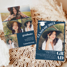 Moderne Marineblau 5 Fotos Abschluss