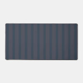 Moderne marineblau und Pflaumengestreifte Mousepad Schreibtischunterlage (Vorderseite)