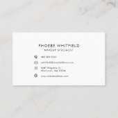 Moderne Markenbezeichnung für Logos Treuekarte (Rückseite)